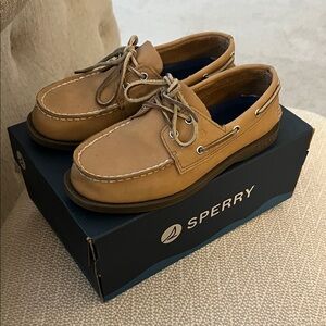 Sperry Kids Tan Boat Shoes
